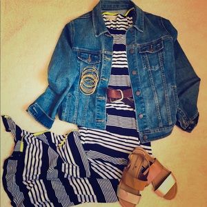 Navy and white striped maxi dress!!!